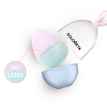 Solomeya Color Changing blending sponge Blue-pink