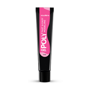 Solomeya Polygel Fast & Easy Modeling Pink PG03 15 ml