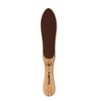 Solomeya Professional Wooden Foot File"Foot shape"#80/150