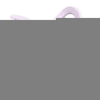 Solomeya Straw Claw Hair Clip Butterfly, Lilac