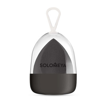 Solomeya Flat End blending sponge Black