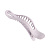 Solomeya Straw Banana Hair Clip, Lilac