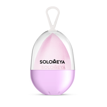 Solomeya Flat End blending sponge,  lilac
